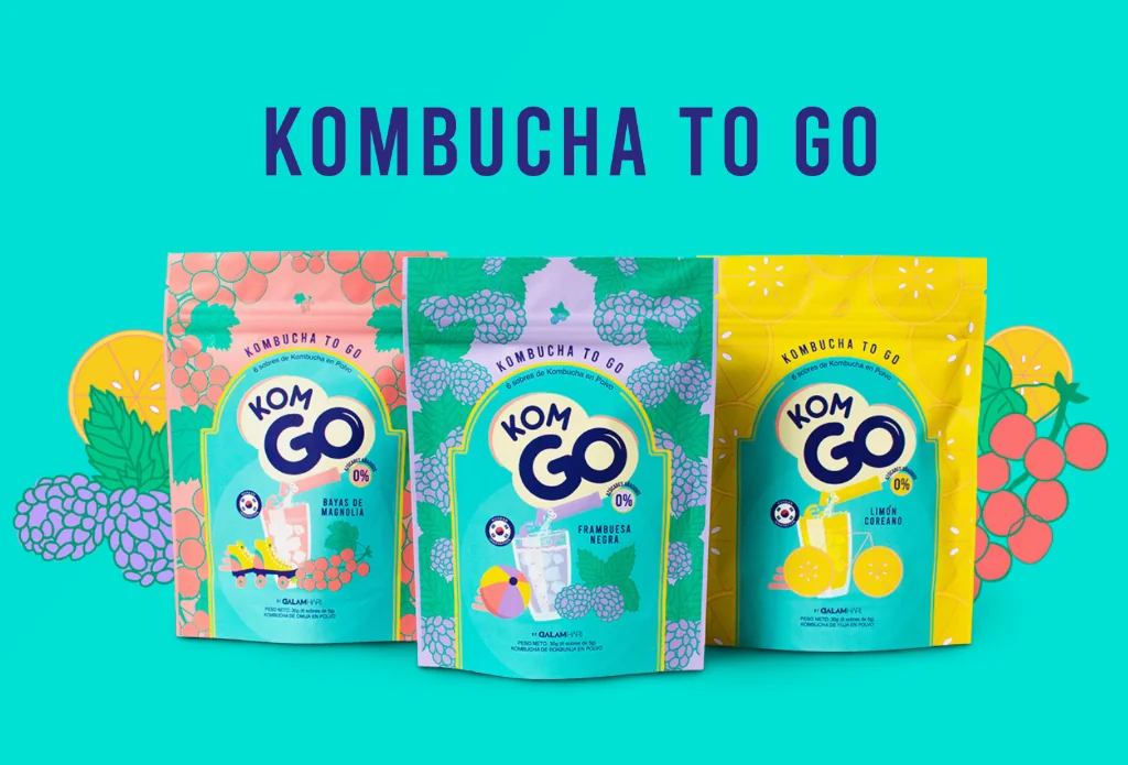 Pack de tres cajas KOMGO: Omija, Bokbunja y Yuja